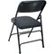 Flash Furniture Advantage Black Padded Metal Folding Chair, Black 1" Fabric Seat DPI903F-BLKBLK - alternate 5